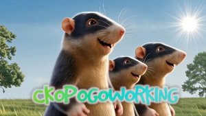 Словацкая скороговорка про кротов(Išli krti na maškrty)