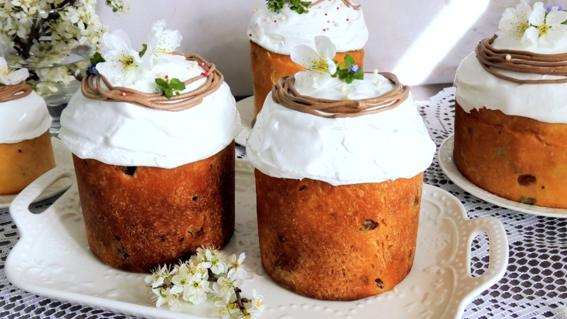 Сливочные куличи на густой закваске