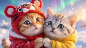 Арктический вызов Тигровой Шапки и Инь Инь: на улице -30°C!! 🥶✨