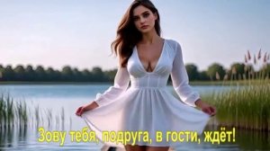 Зову тебя, подруга, в гости, ждёт!