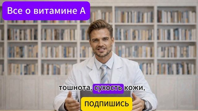 Все о витамине А - полная лекция с субтитрами