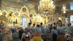 Благовещение Пресвятой Богородицы. Полиелей.