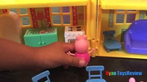 Peppa Pig Giant Surprise Egg Opening with Peppa Pig Toys