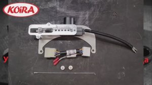 Установка дистанционного привода воздушной заслонки