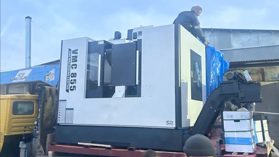 Вертикальный обрабатывающий центр VMC 855 CNC - отгружен и готов к работе | АТИАНИ