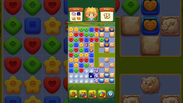 Мир Домовят 1080 и 1081 уровень три в ряд. Сказочная игра для всей семьи)