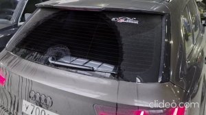 Работа модернизированного заднего дворника для AUDI Q7 4M на Шоколадке