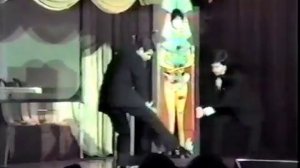 Vertical division of the girl in half