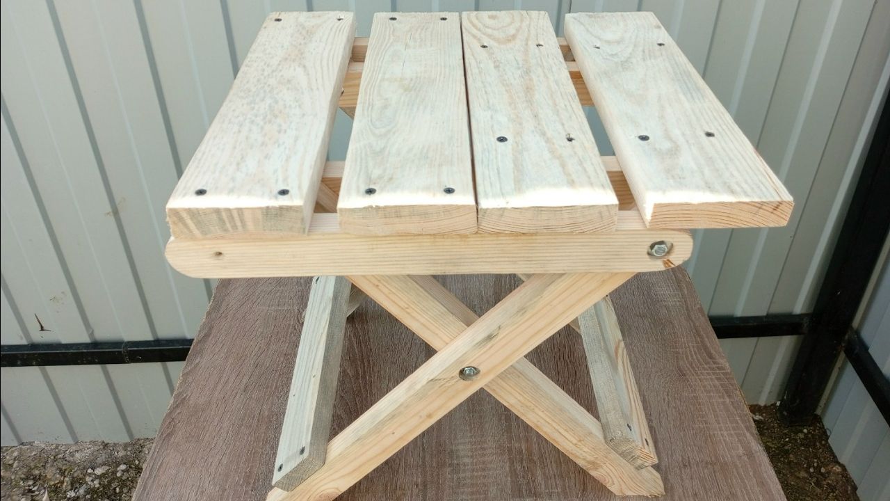 Простой деревянный стул своими руками Складной садовый стул своими руками