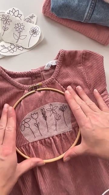 Как быстро перенести рисунок на ткань. Арт. WB 240082428