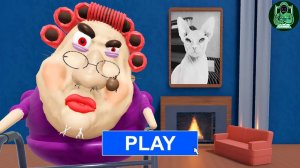 Побег мисс Уэнсдей из школы Барри! Игровой процесс #roblox #scaryobby