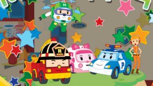 Робокар Полли. Городские спасатели.  Чиним водопровод. Для детей. ч  5.