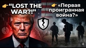 Первая война Трампа проиграна — битва за нарратив, даже его солдаты это признают