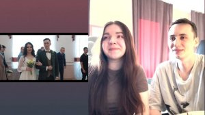 Молодожены впервые смотрят свадебное видео. Сергей и Настя. Wedding season 2023.