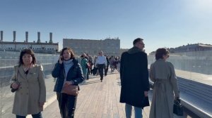 Москва 2026 Зарядье и Парящий мост вечерняя прогулка и огни города 🔥