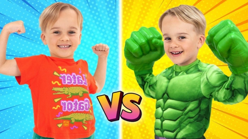 Крис и Ники сражаются с халком