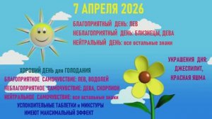 "АСТРОПРОГНОЗИК на 07.04.2026 для ВСЕХ ЗНАКОВ ЗОДИАКА"!!!
