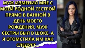 Муж изменил мне с моей родной сестрой в день моего рождения прямо в ванной  Муж сестры был в шоке!
