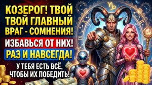 ♑️ КОЗЕРОГ -  Твой главный враг в апреле — сомнения. 🔮Избавься от них раз и навсегда!
