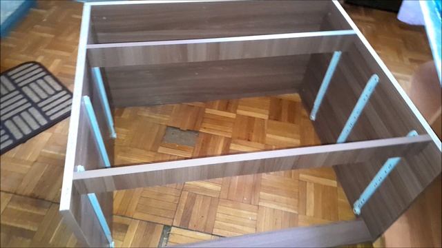 Как собрать комод с выдвижными ящиками