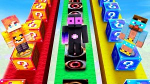 🍿 ✅ Битва ЮТУБЕРОВ На Дороге ЛАКИБЛОКОВ в Майнкрафт!