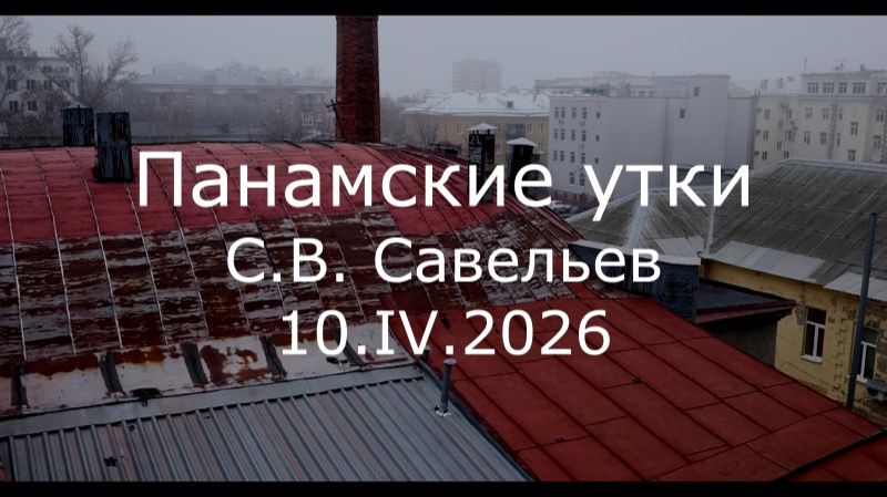 С.В. Савельев - Панамские утки