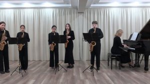 "Время саксофона". Концерт с участием Владислава и Елены Вальс