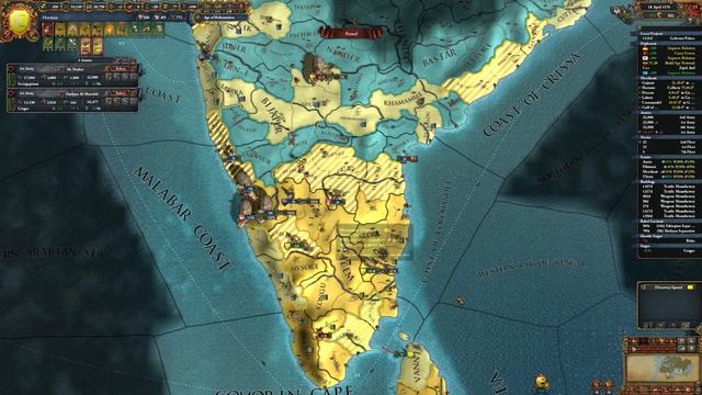Europe Universalis IV 1.37. Ормуз -﹥ Аравия