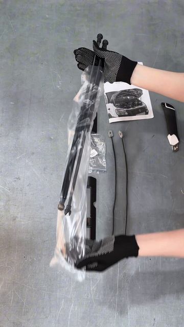 Распаковка амортизаторов капота PNEUMATIC на ГАЗель Бизнес