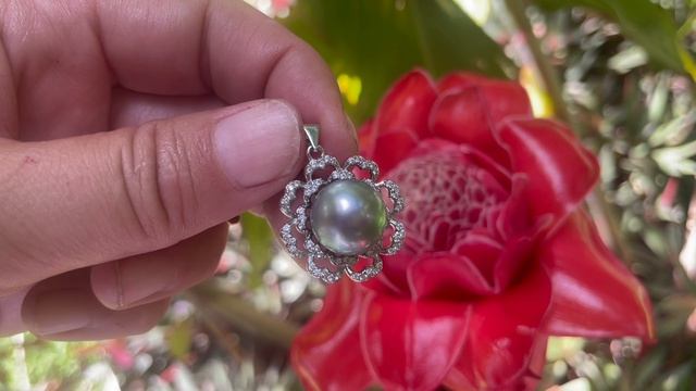 Таитянский жемчуг кулоны