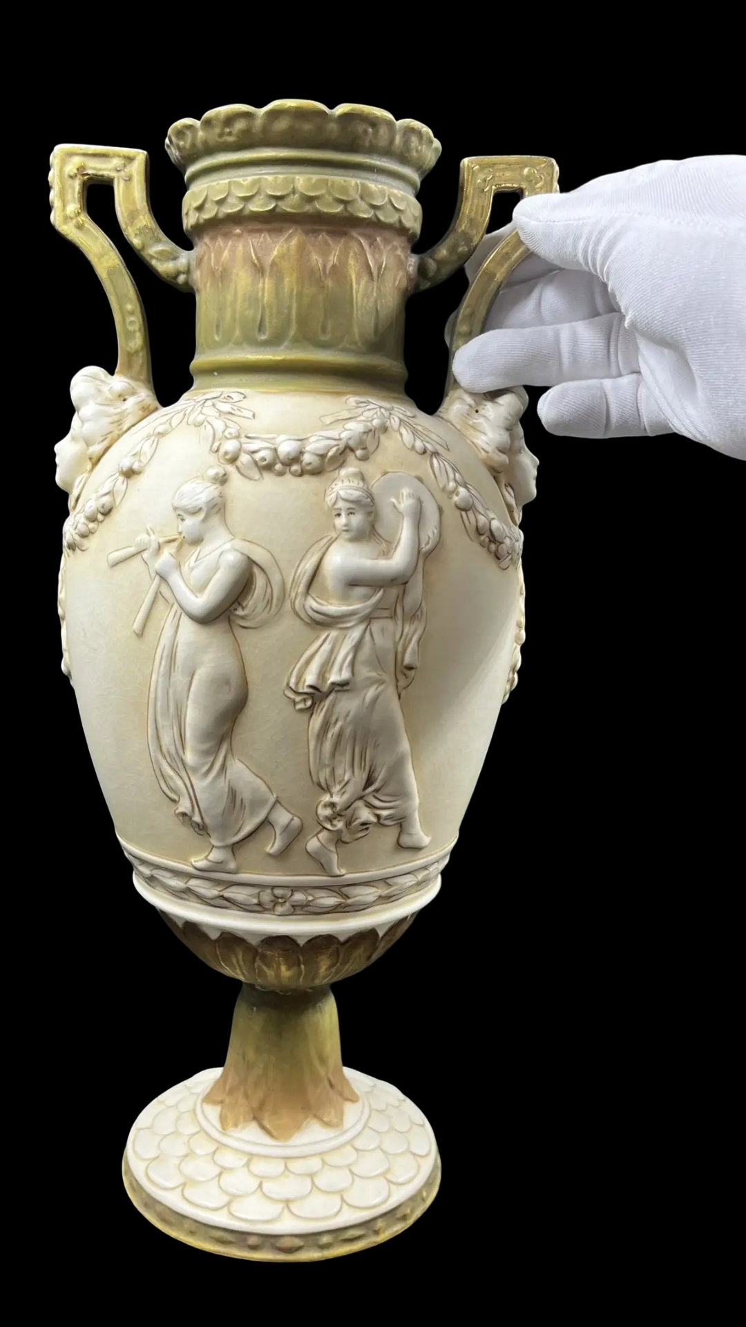 Парные вазы Royal Dux Bohemia / 193264.