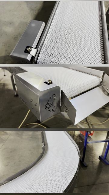 Поворотный конвейер для булочек под френч-доги