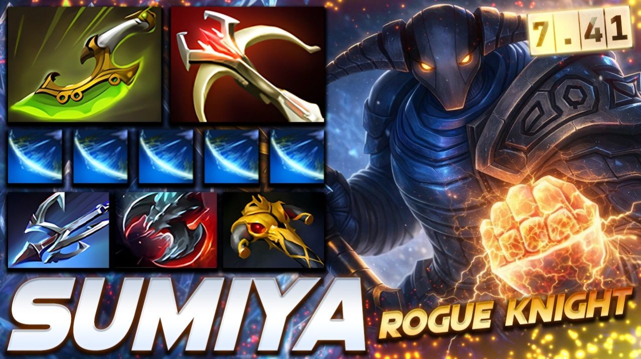 SumiYa Sven Rogue Knight — профессиональный геймплей в Dota 2 [Смотри и учись]