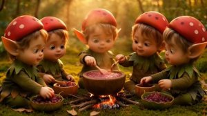 🍿🧚🏻♂️ &🛖 Деревня крошечных грибных эльфов Селтик 🧚🏻♂️ Музыка и уютная лесная атмосфера