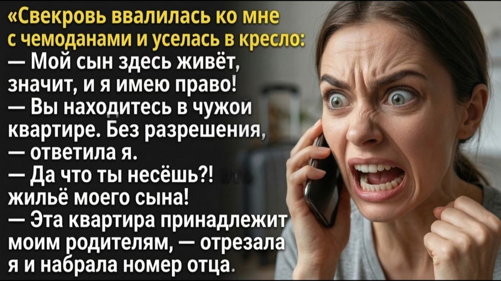«Сначала прописка, потом отберем половину квартиры!» — учила свекровь мужа. Но наглая семейка не....