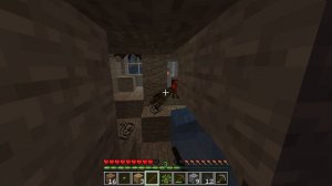 Сражение с пауками на острове майнкрафт