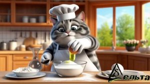 Рецепты от кота-Маркиза. Банановая лепёшка.