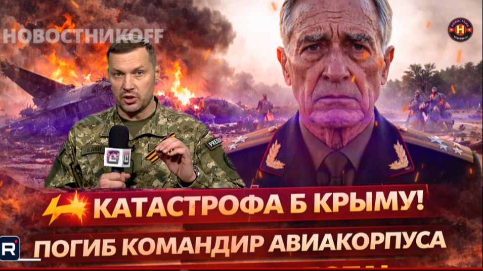 💥 КАТАСТРОФА В КРЫМУ! ПОГИБ КОМАНДИР АВИАКОРПУСА СЕВЕРНОГО ФЛОТА!