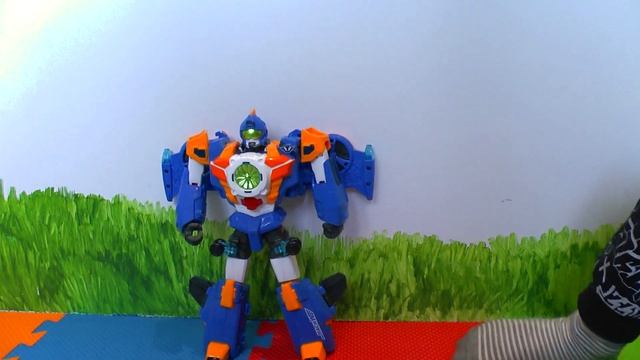 Большой Тобот самолет - игрушка для мальчиков - Видео для детей