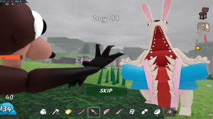 НОВАЯ СУЩНОСТЬ КРОЛИКА ОЧЕНЬ СТРАШНАЯ В 99 НОЧЕЙ В ЛЕСУ!