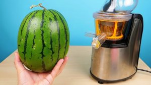 Сколько сока в Арбузе? Что если профильтровать Арбузный сок? Бедная соковыжималка! alex boyko
