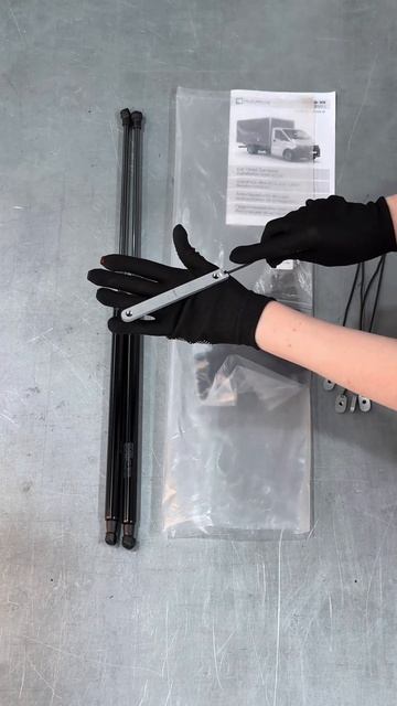 Распаковка амортизаторов капота PNEUMATIC на ГАЗель NN