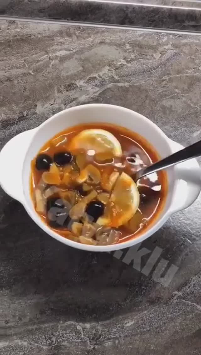 Постная солянка с грибами 😍