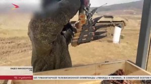 На российской военной базе в Южной Осетии прошли учения по огневой подготовке