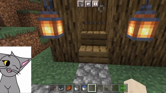 обзор на мои постройки в маинкрафте