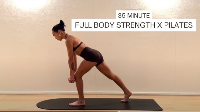 🤍 35-МИНУТНАЯ ТРЕНИРОВКА НА ВСЕ ТЕЛО | Тренировка дома | Продвинутый пилатес