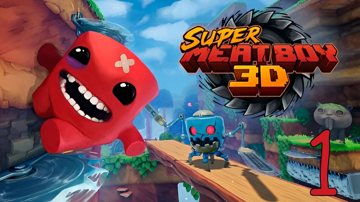 Прохождение Super Meat Boy 3D #1 Мясной Ад