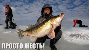 РЫБАЛКА ЖЕСТЬ! РЫБАКИ ТОНУТ. ГИГАНТСКИЙ СУДАК 9.2кг. Трофейная рыбалка. Смертельный Лед 2026.