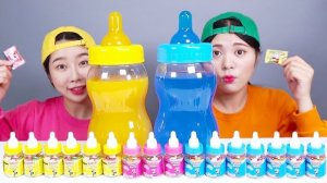 Бутылка Конфеты Желе Мукбанг