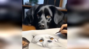 Глаза собачьи рисовала 2 - На мои стихи, в моём исполнении